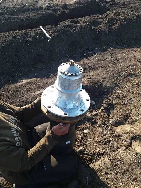 Монтаж дощувальної машини