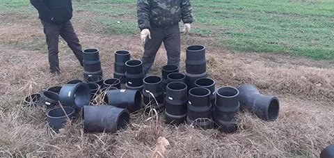 Монтаж трубопроводу у польових умовах
