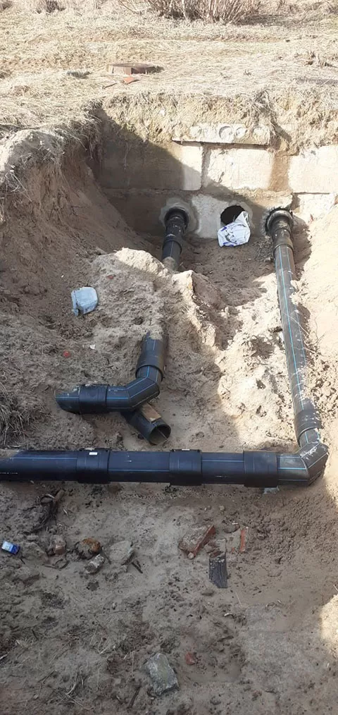 Монтаж водопроводу - успішні проекти 'Опт-Агро'