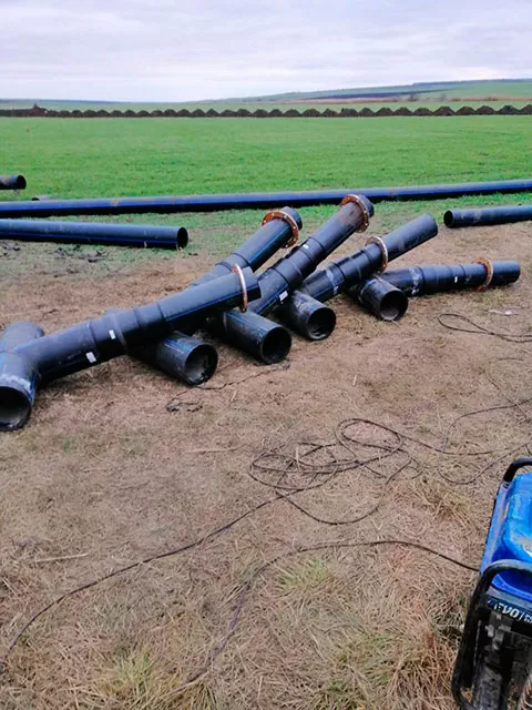 Монтаж водопроводу - успішні проекти 'Опт-Агро'